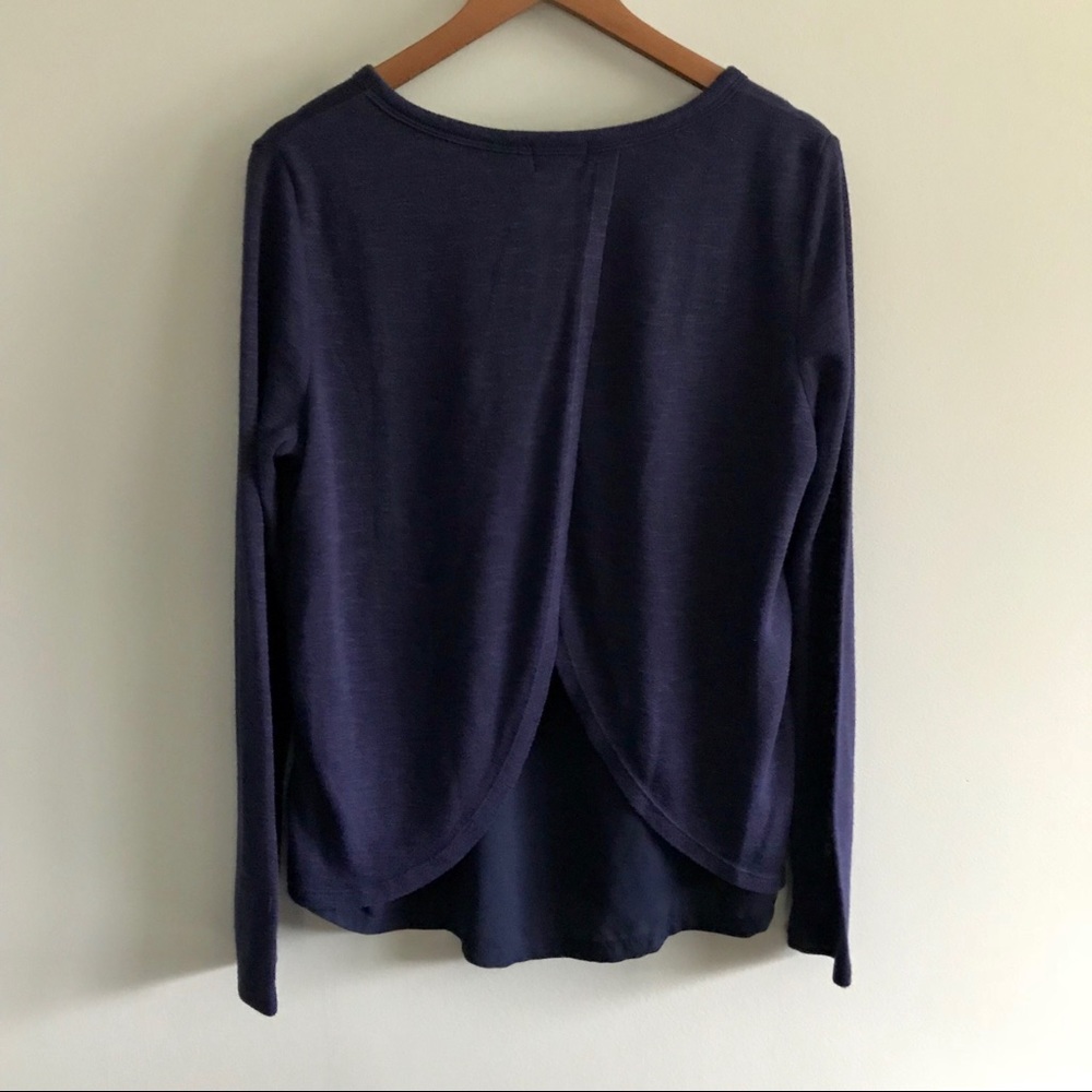 Old Navy Long Sleeve Navy Top - Picture 8 of 8